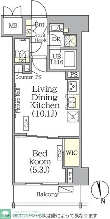 ザ・パークハビオ神楽坂レジデンスSouthの物件間取画像